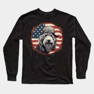 Patriotic Komondor Long Sleeve T-Shirt